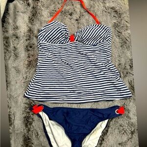 Striped Tankini Swimsuit💦